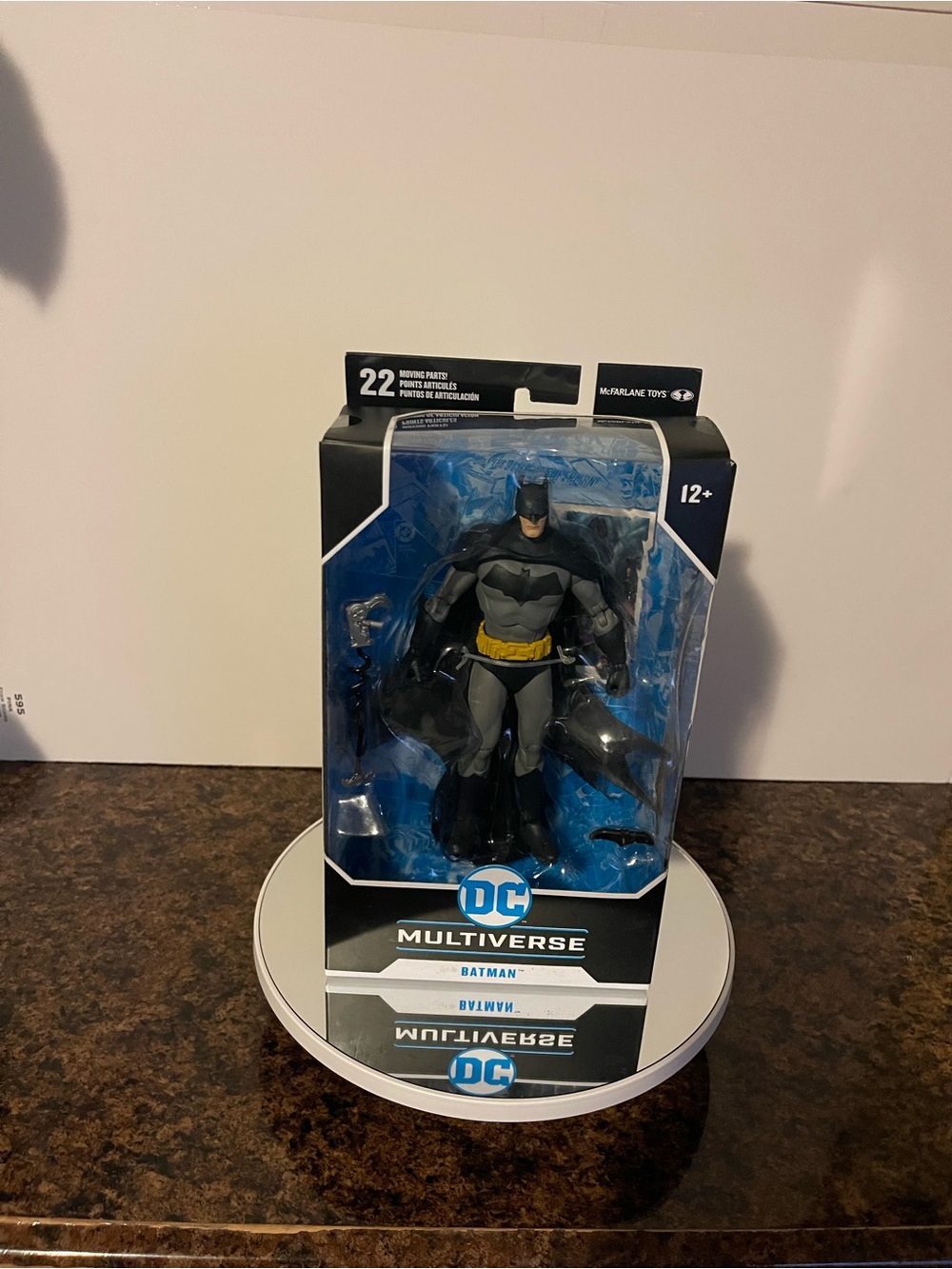 DC Multiverse Batman Figure - Gray, Black & Yellow